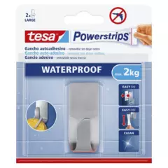 TESA - Gancho Inoxidable Resistente al Agua para Cepillo de Dientes x 2 kg.