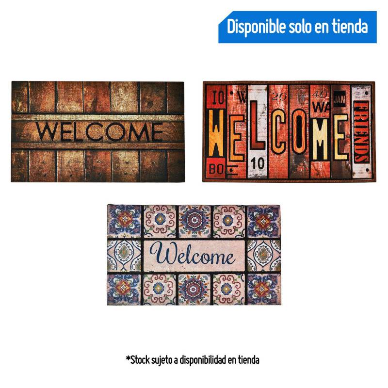 JUST HOME COLLECTION - Limpiapies Rectangular Mosaico 45x75 cm