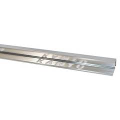 KANTU - Perfil Cuadrado de Aluminio Mate 10mm