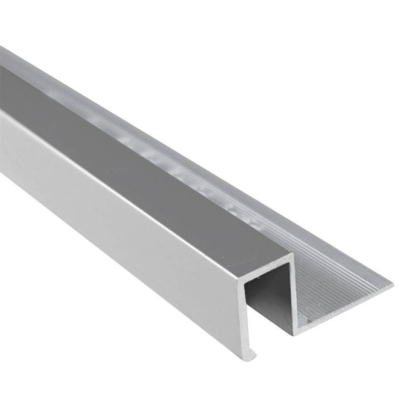 KANTU - Perfil Cuadrado de Aluminio Brilloso 12.5mm