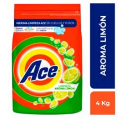 ACE - Detergente en Polvo Ace Limón 4 kg.