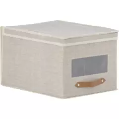 JUST HOME COLLECTION - Caja Organizadora de Tela 30x40x25cm