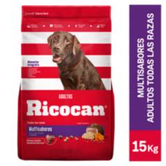 RICOCAN - Ricocan Adultos Alimento para Perros 15 kg Multisabor