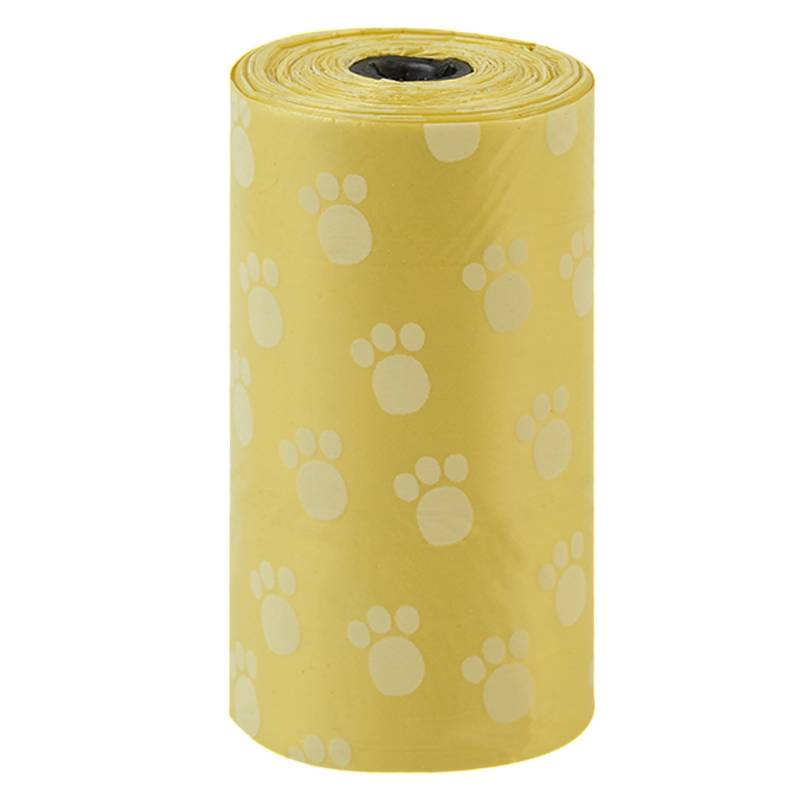 Pack 6 Bolsas de Colores Desechables Para Heces de Perro Mascotas.  Biodegradable