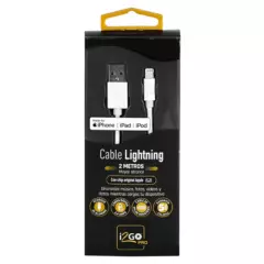 I2GO - Cable Lightning Nylon tejido 2m