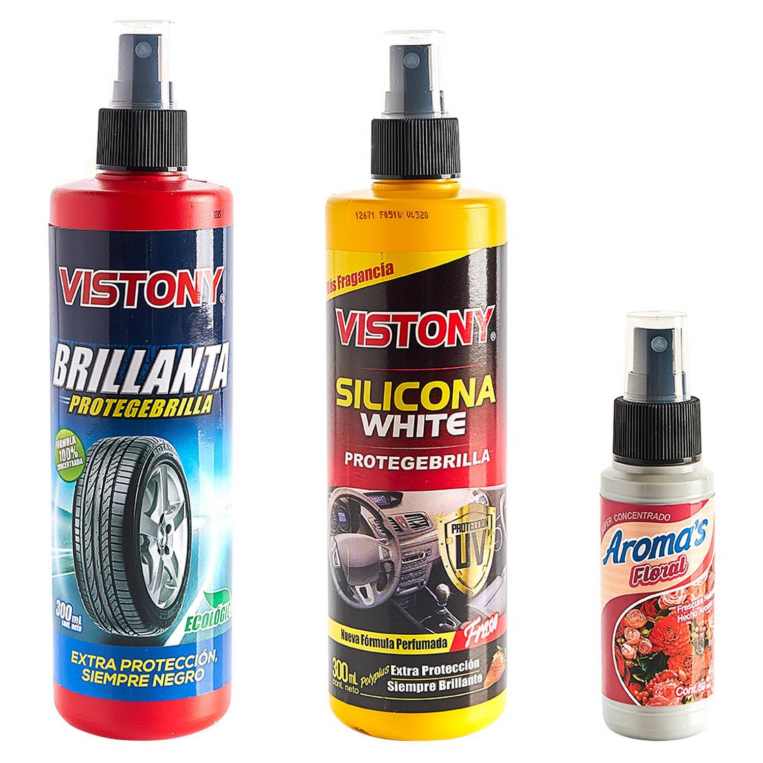 Kit Limpieza Carro Auto Silicona, Llantax, Son 5 Und – TIENDABI