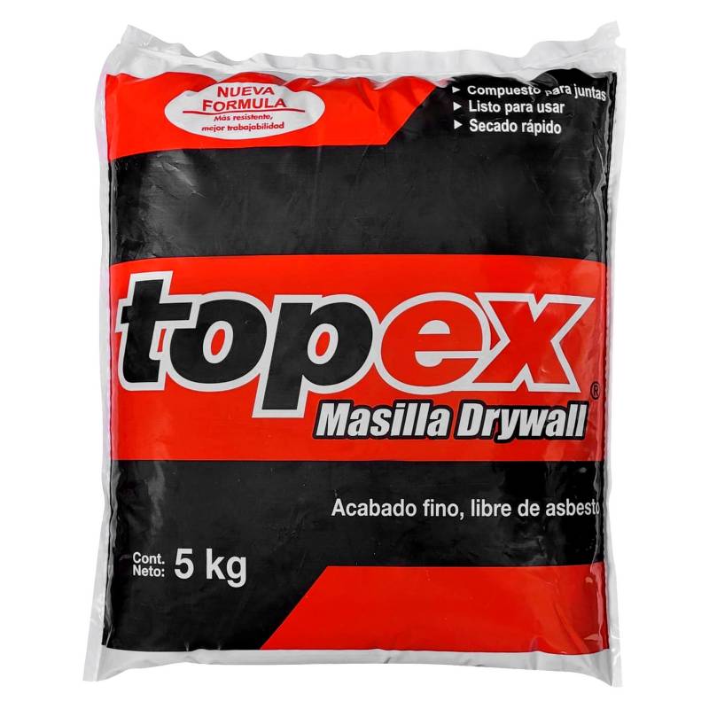 TOPEX - Masilla Drywall Blanco 5kg