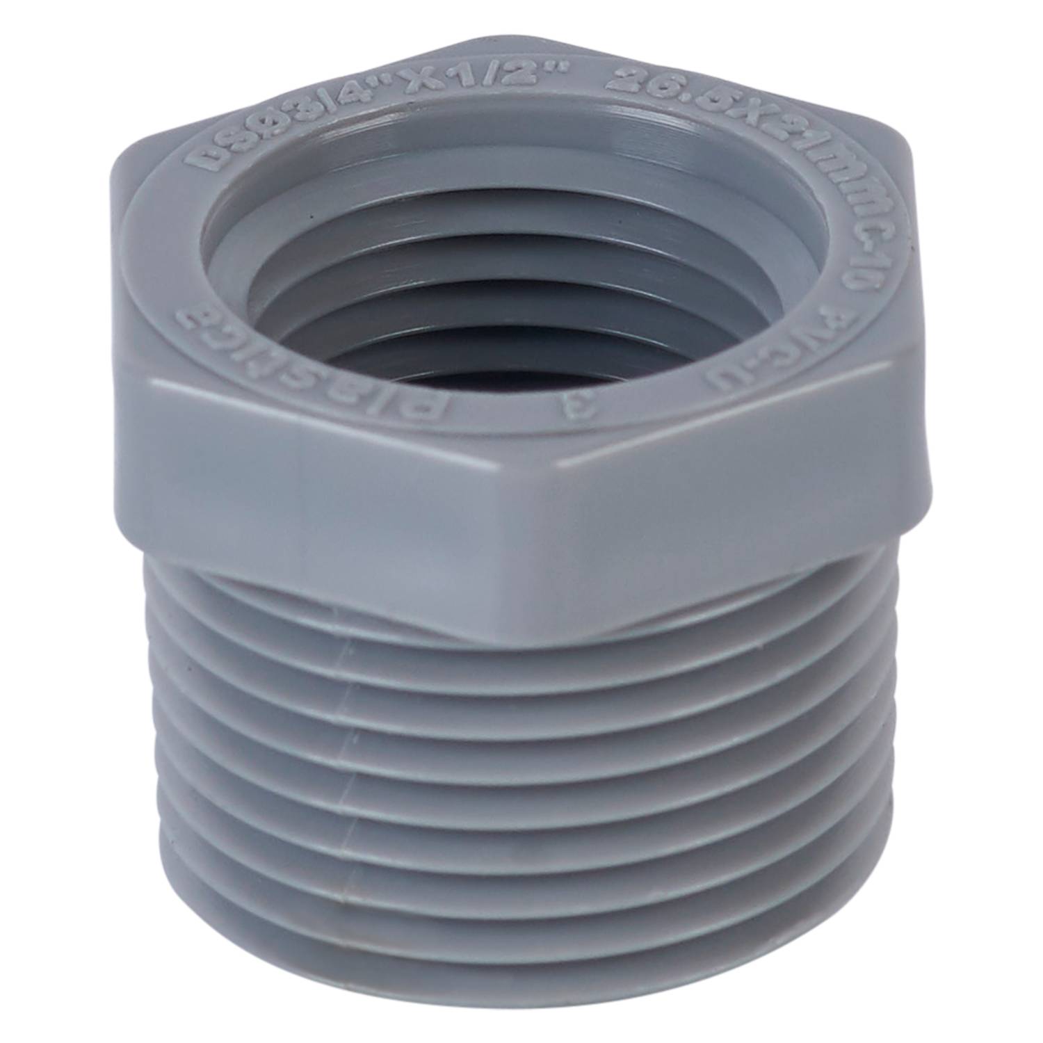 REDUCCION BUSHING 3/4 A 1/2 PVC