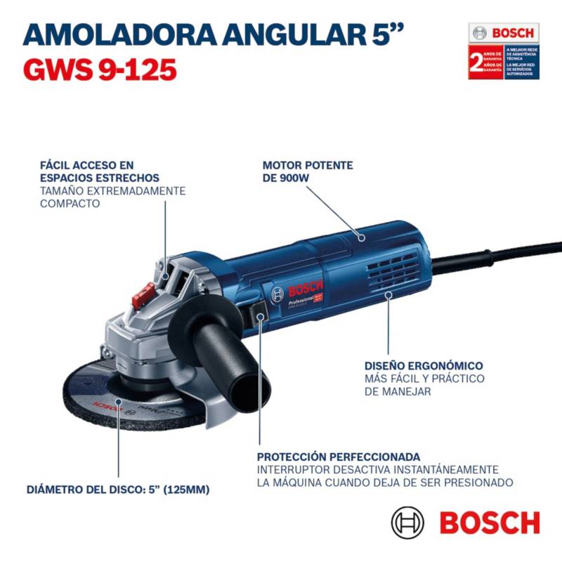 Amoladora Angular 7 2400W + Amoladora Angular 4-1/2 750W DWE4557 Dewalt -  Promart