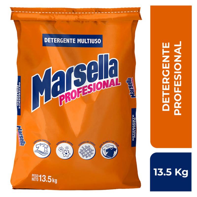  - Detergente en Polvo Marsella Profesional 13.5 kg.