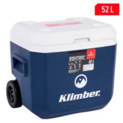 KLIMBER - Cooler 52L Azul con Ruedas
