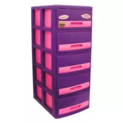 MAGICPLAST - Cómoda Cabinet X5 Barbie Lila