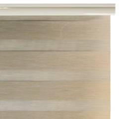 JUST HOME COLLECTION - Cortina Enrollable Día/Noche Blackout 120x165cm Beige