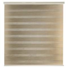 JUST HOME COLLECTION - Cortina Enrollable Día/Noche Blackout 160x165cm Beige