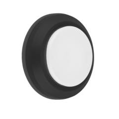 LEDVANCE - Aplique LED Circular Negro 3w Luz Cálida