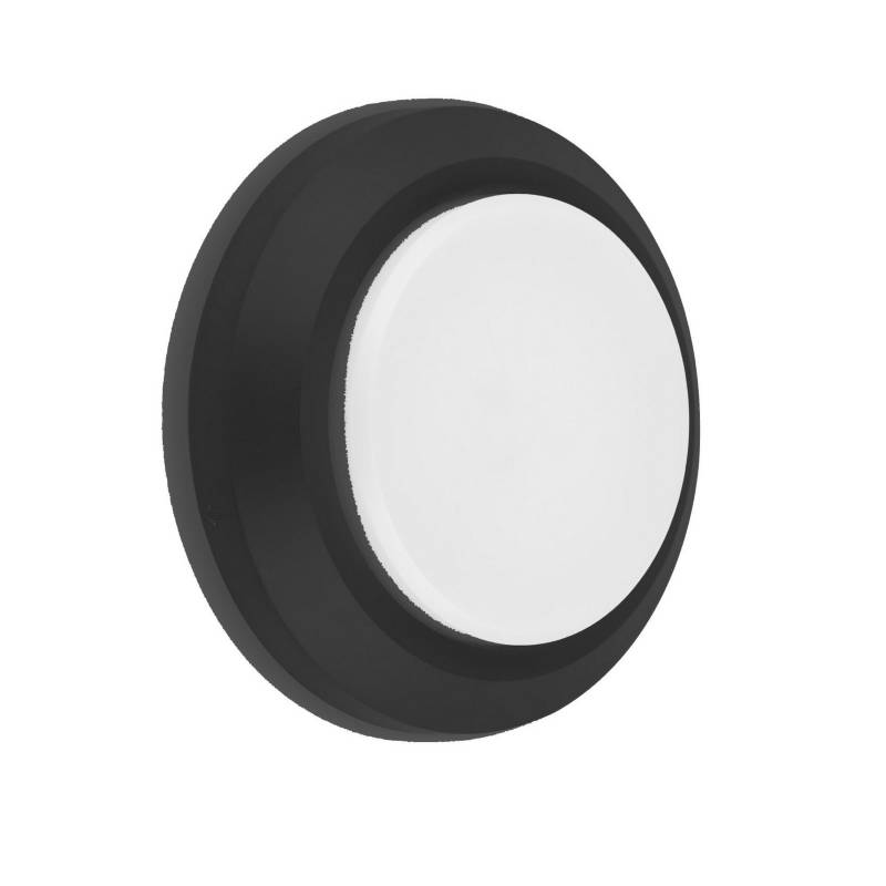 LEDVANCE - Aplique LED Circular Negro 3w Luz Cálida