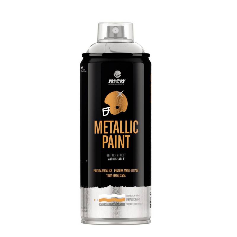 MONTANA COLORS - Spray Multiusos Pro Metálica Aluminio 400ml