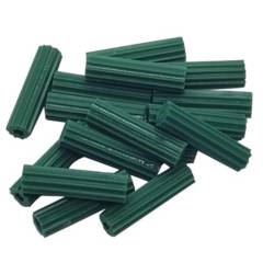 FIXSER - Tarugo PVC 1/4" Verde x 100 unid