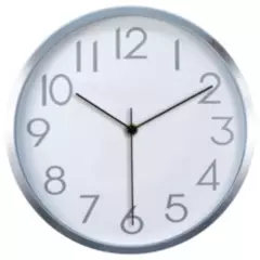 JUST HOME COLLECTION - Reloj Cool Plata 30cm