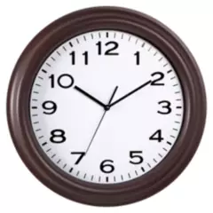 JUST HOME COLLECTION - Reloj Clásico 45x45cm Marrón