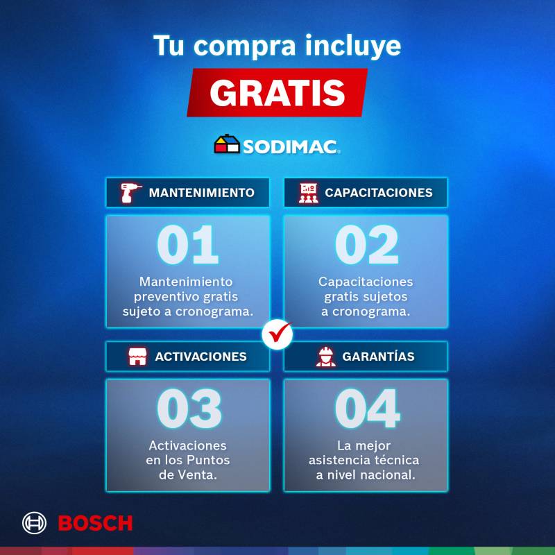 Conjunto de carga de batería Bosch y n. 2 baterías de 18V 4.0 Ah por solo €  219.9