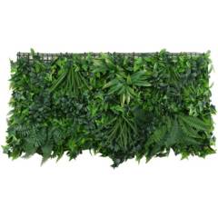JUST HOME COLLECTION - Jardin Vertical Tropical Artificial Verde 100x50cm