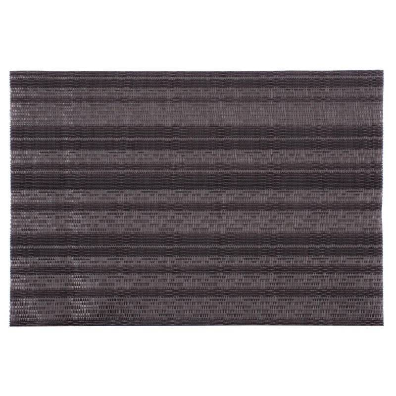 JUST HOME COLLECTION - Individual Rayas 30x45cm Marrón Claro