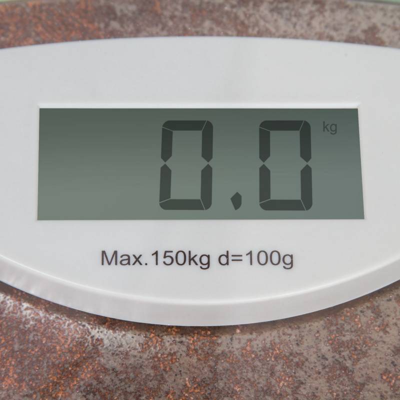 Balanza Digital con Visor LCD Peso Máximo 150kg Blanca