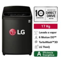 LG - Lavadora LG 17 Kg Motor Directo Hedd WT17BSS6H Negro Platino