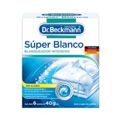DR BECKMANN - Súper Blanco Blanqueador Intensivo Six Pack 40 gr.