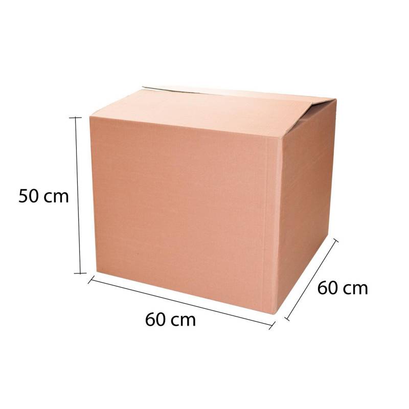 Caja de Cartón Corrugado 60x60x50 cm.