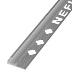 NEFUSAC - Perfil 12x2.4 mm Aluminio Mate