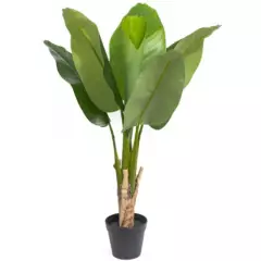 JUST HOME COLLECTION - Planta artificial Banano Verde 83x90cm