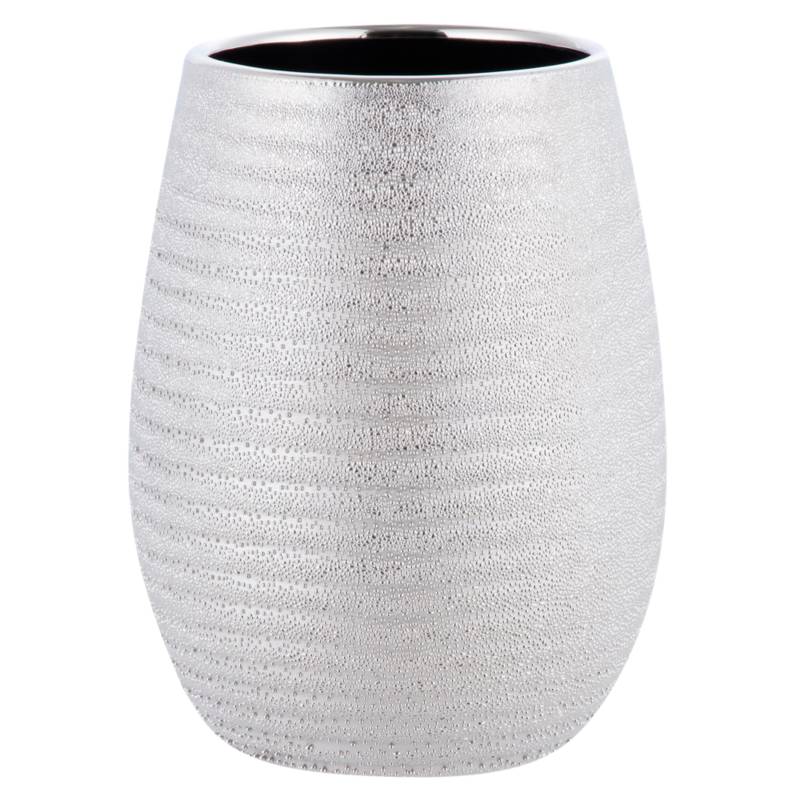 JUST HOME COLLECTION - Vaso para Baño Shiny Silver