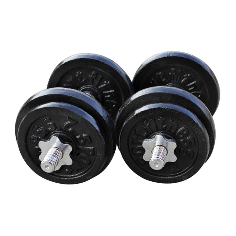 Sport Fitness Pack de Fuerza 40 Kg: Mancuernas + Discos 5 Kg / 3