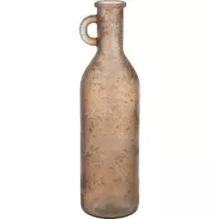 VIDRIOS SAN MIGUEL - Botellon con Asa Vidrio Marrón 14x50cm