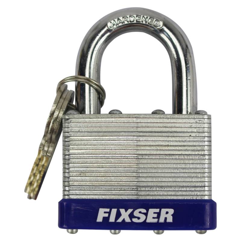FIXSER - Candado de Acero Inoxidable Laminado 50 mm. Fixser