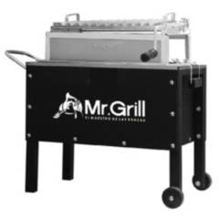 MR GRILL - Caja China Mr Grill Mini S 40x29x26 Galvanizado + Parrilla Varillas