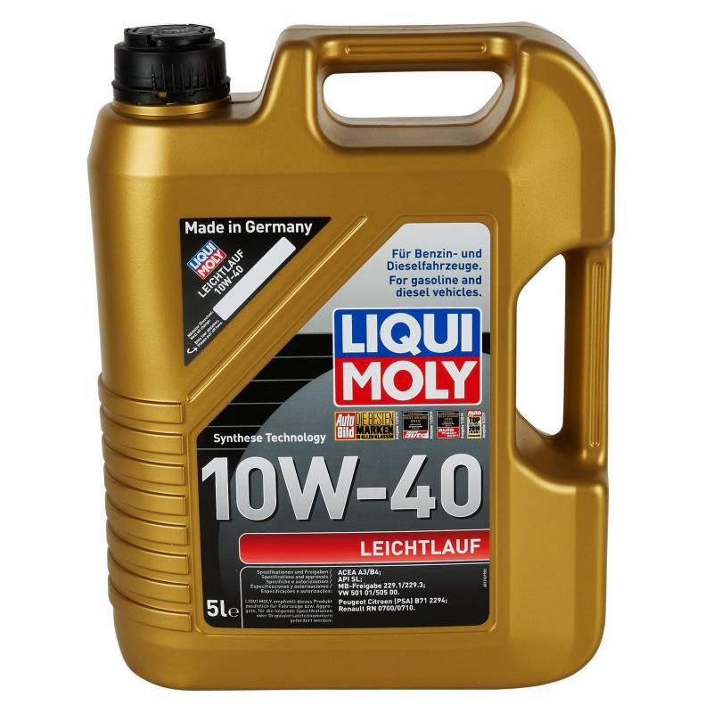 LIQUI MOLY - Aceite para Motor Antifricción 10W-40 5L