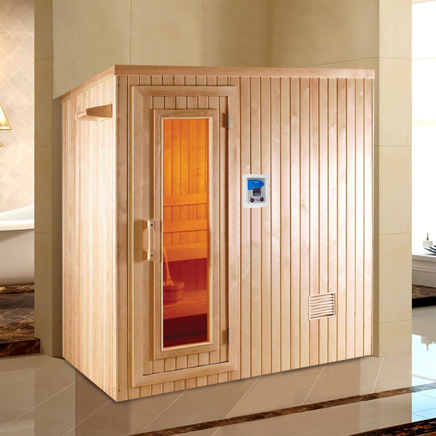 Cabina de Sauna Portátil 200x150x100cm 2 Caras