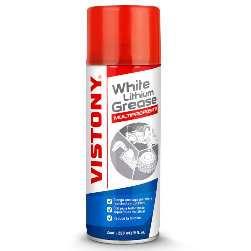 VISTONY - Spray Grasa Lithium White para Auto 296 ml