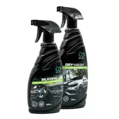 ECO-FULL - Kit de Limpieza para Auto Eco-Full Silicona 500 ml + Drywash 750 ml