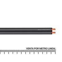 Cable Mellizo 2x18 AWG Negro x Metro Lineal