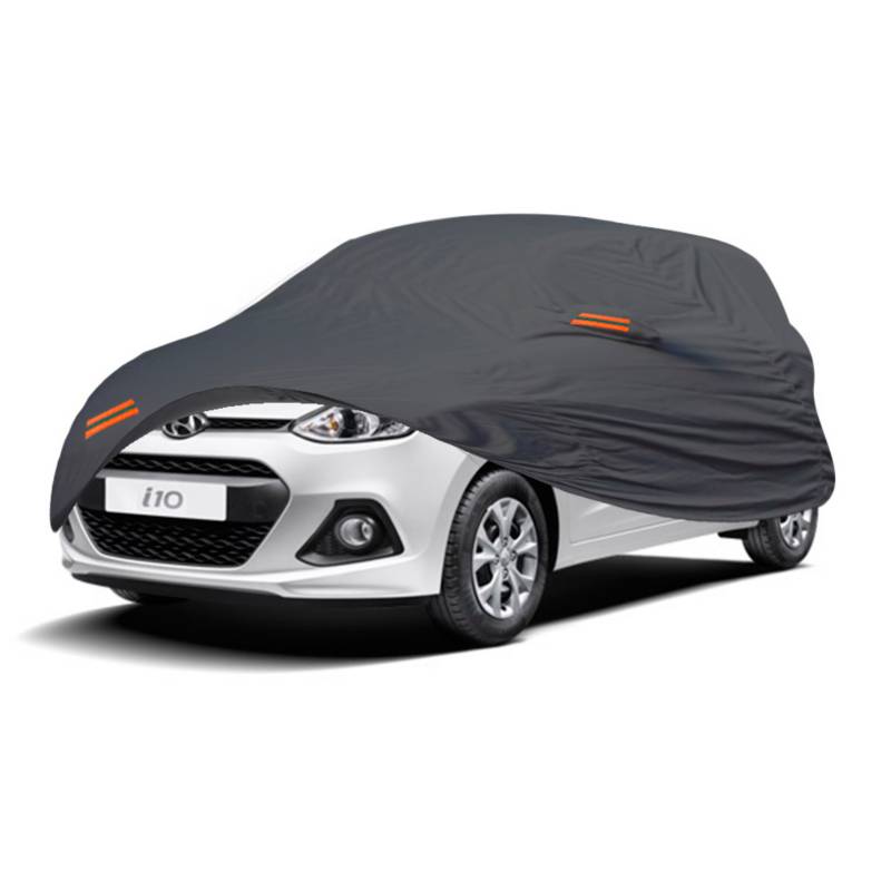 TECGO - Cobertor Funda Para Auto Hyundai I10 Hatchback Gris