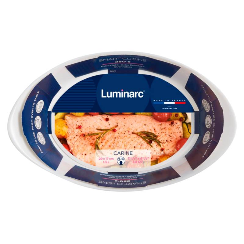 LUMINARC - Fuente Ovalada para Horno 29x17cm Smart Cuisine