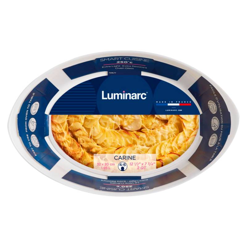 LUMINARC - Fuente Ovalada para Horno 32x20cm Smart Cuisine