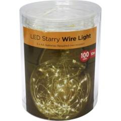JUST HOME COLLECTION - Guirnalda Led Starry Wire Light Cálida 10M