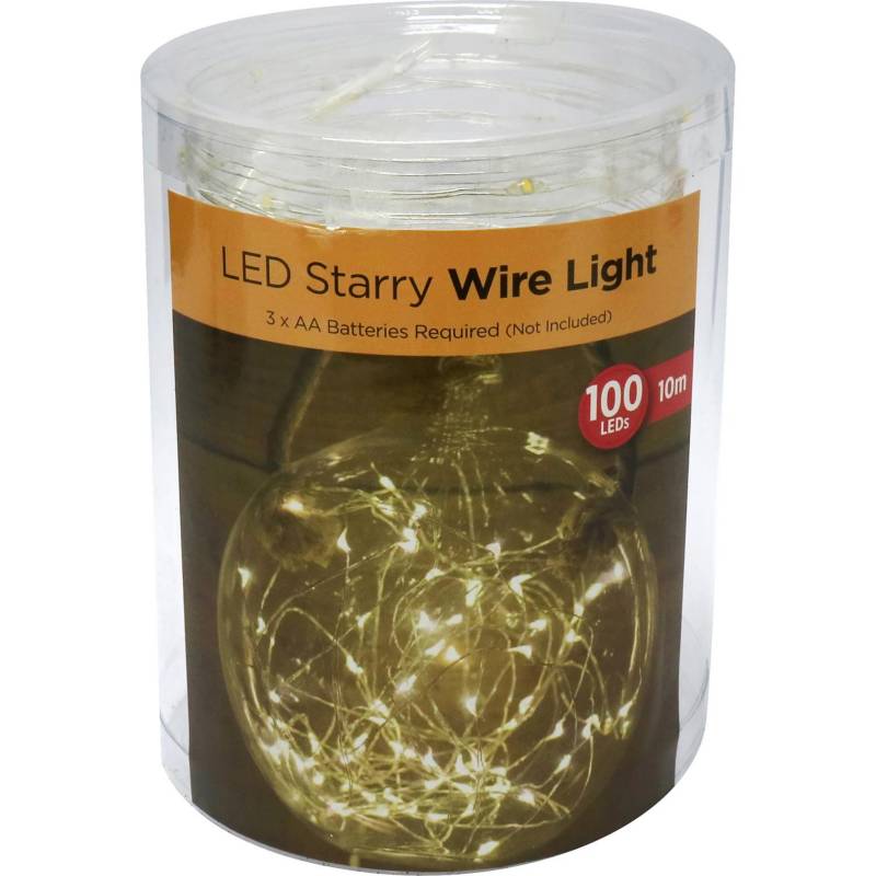 JUST HOME COLLECTION - Guirnalda LED Starry Wire Light Cálida 10m