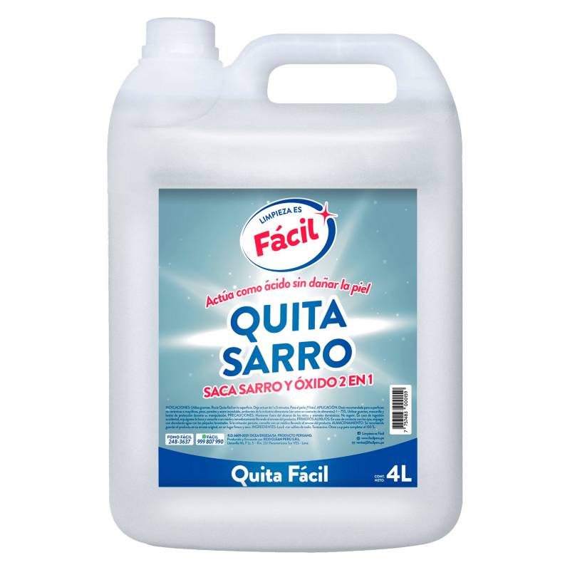  - Removedor de Óxido + Sarro 4L - 2 en 1