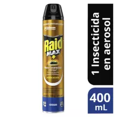 RAID - Insecticida Raid Max Aerosol Cucarachas 400ml